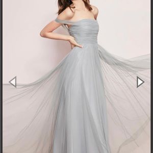 W.too French Blue bridesmaids dress
